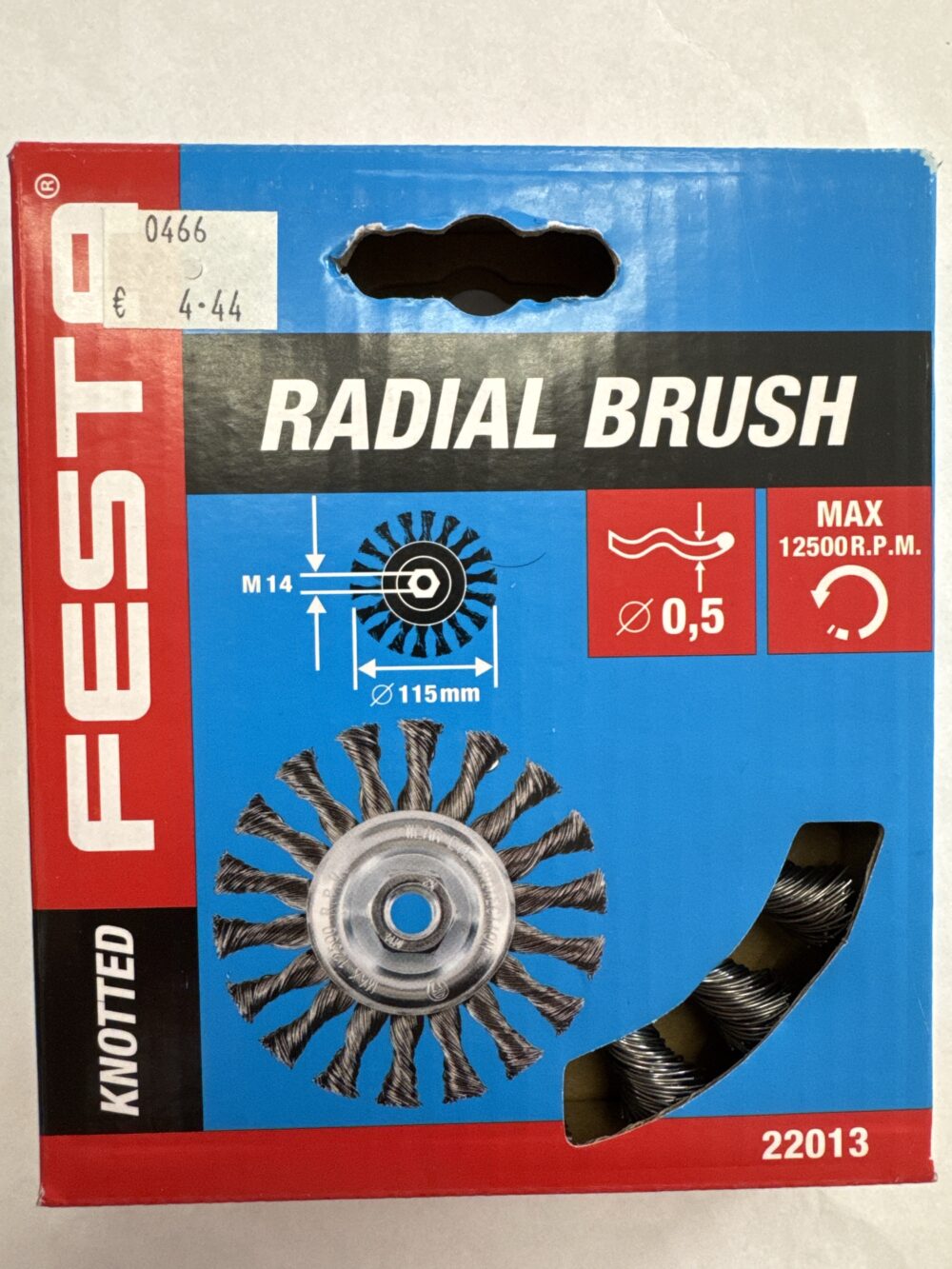 Kefa radiálna priemer 115mm M14