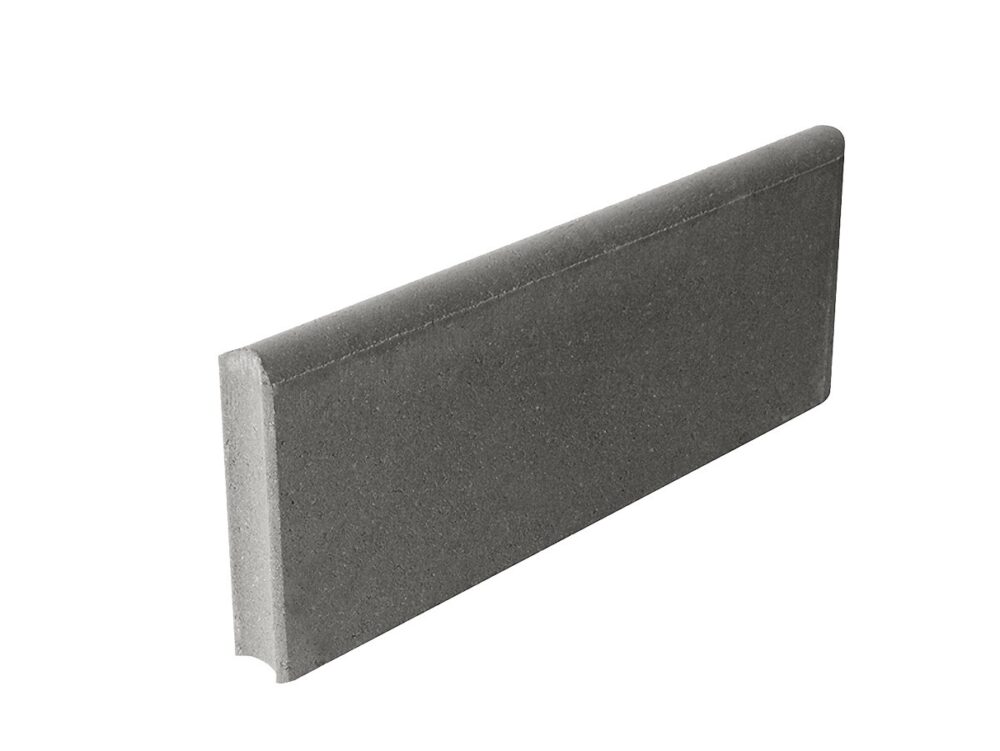 Obrubník záhradný guľatý zámok 50x20x5 Sivý