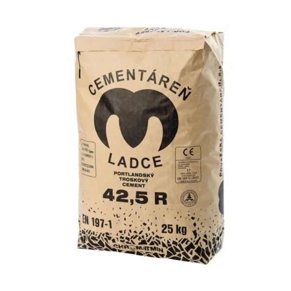 Cement vápno vrecovaný materiál
