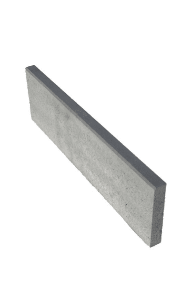 Obrubník záhradný 100x30x5cm sivý rovný ABO 12-30