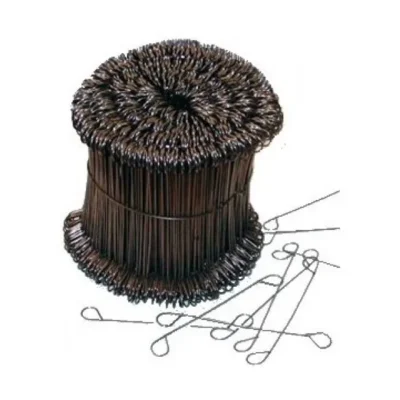 Čierny drôt s očkami 120 mm
