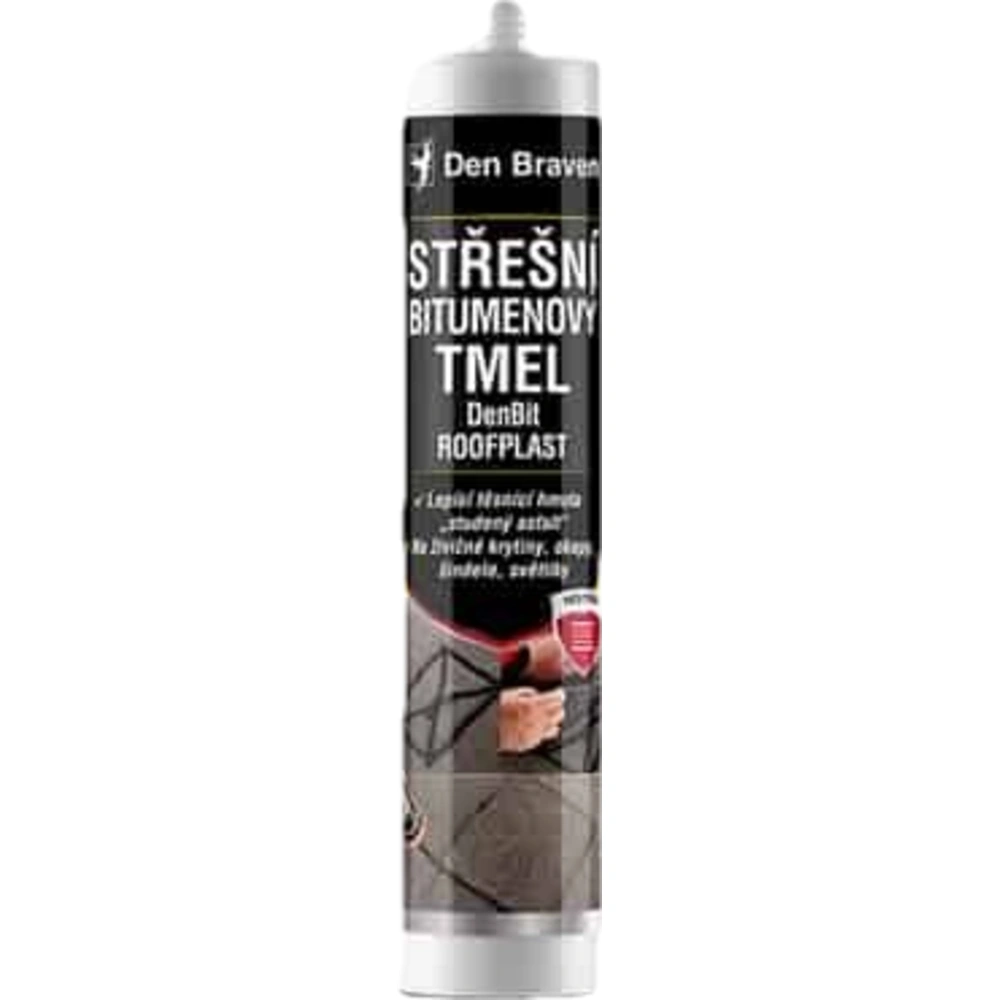 Opravný strešný bitúmenový tmel AQUASTOP 1 kg DenBraven