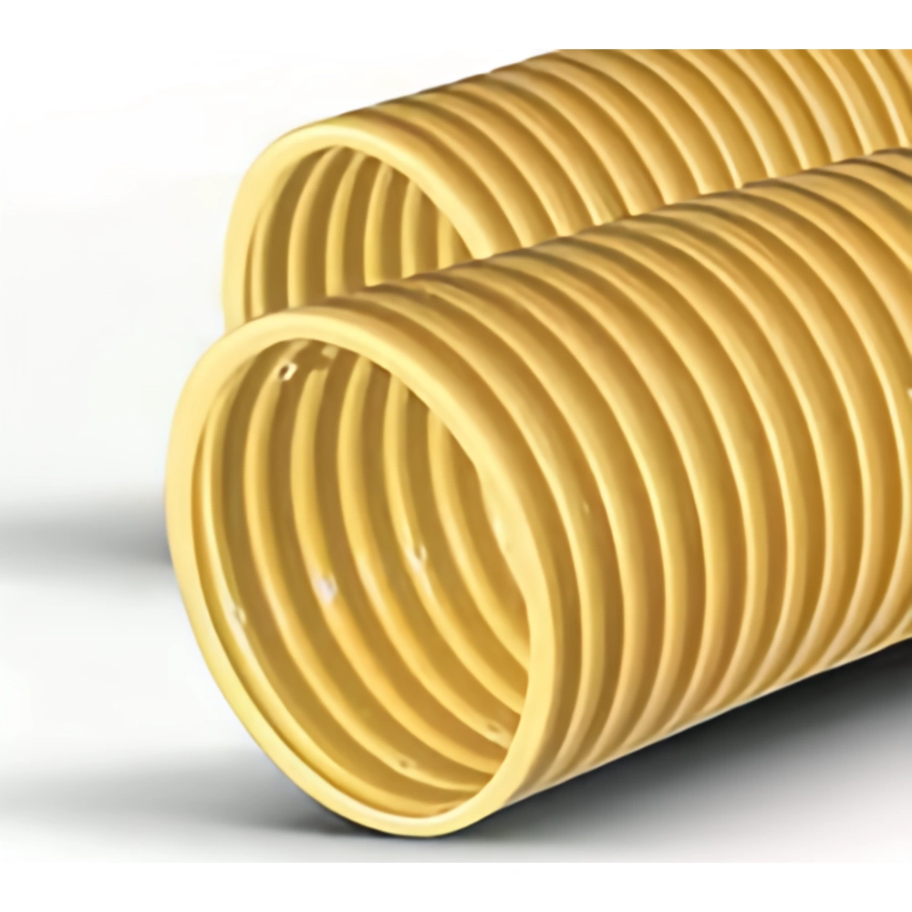 PVC flexodrenážne potrubie DN žlté dierované