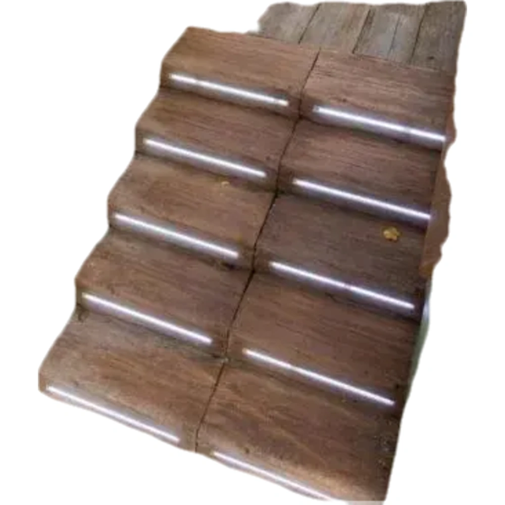Schod D60 vzor dub tmavý 60x35x15cm