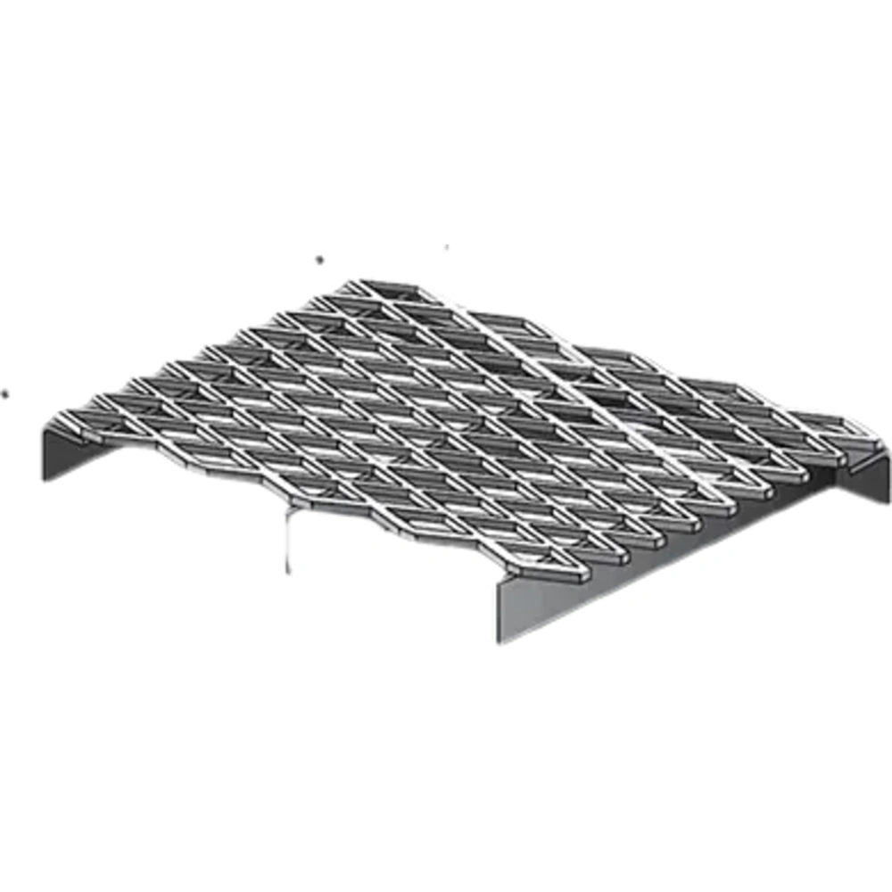 Čistiaci rošt s vaničkou z polymérbetónu 750x500 mm