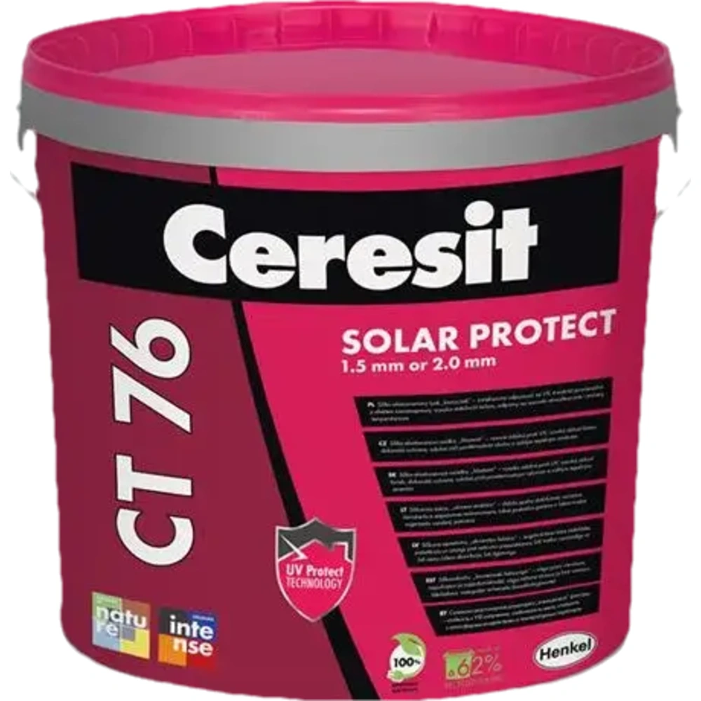 Ceresit CT76 Solar Protect 25kg - Siliko-elastomérová Hladená Omietka 1,5mm