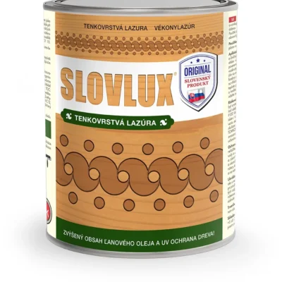 Tenkovrstvá lazúra Slovlux 2,5 l