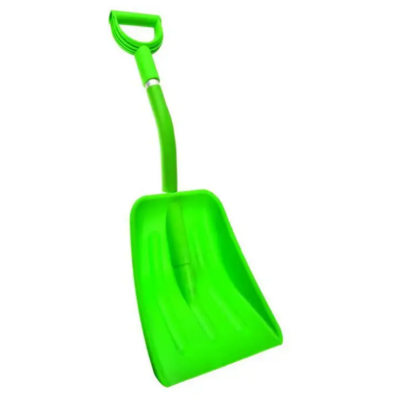 Zhŕňač na sneh 260x340mm do auta žltý, čierna násada a rukoväť