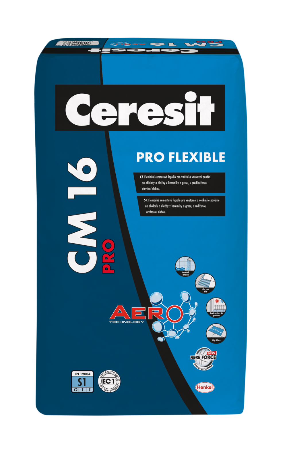 Flexibilné lepidlo Ceresit CM 16, C2 TE S1