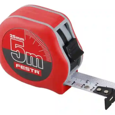 Profesionálny zvinovací meter 5m x 25mm Festa 11356