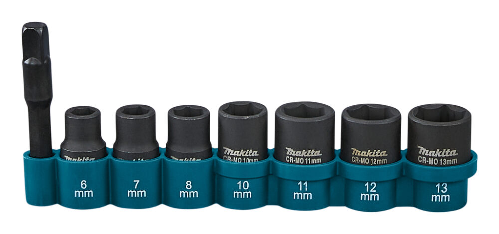 Sada nástrčkových kľúčov 8ks 1/4"x50mm Makita E-12289