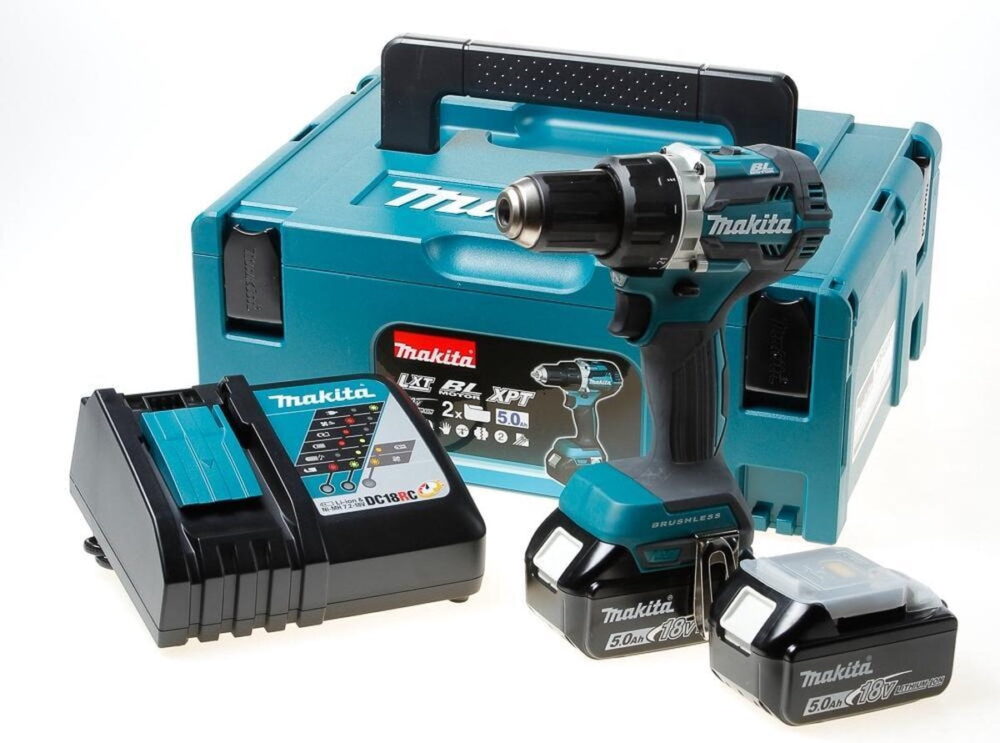 Akumulátorový vrtací skrutkovač Makita 18V/LXT/DDF484RTJ