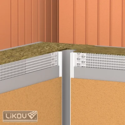 LD-NH R PVC lišta dilatačná rohová 2D 250cm