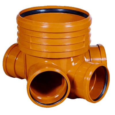 PVC oranžová šachtové dno zberné-trio 400/160/160 P (KG) PPL