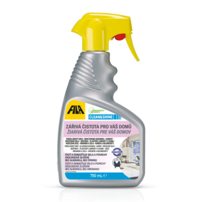 FILA Clean&Shine – Čistiaci prostriedok s efektom lesku na citlivé povrchy, 750 ml