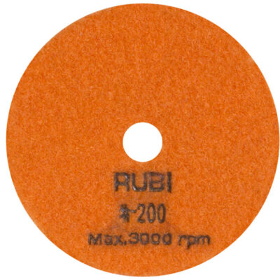 RUBI Diamantový leštiaci kotúč 100 mm – zrnitosť 200 /62972