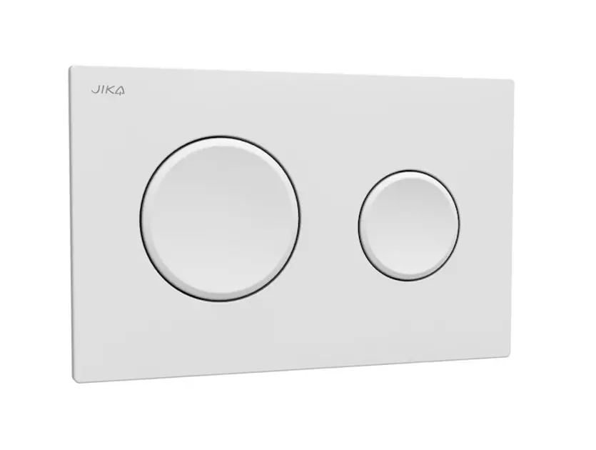 JIKA PL11 Dual Flush – Ovládacie tlačidlo pre dvojčinné splachovanie, Biele matné JIKA PL11 Dual Flush – Ovládacie tlačidlo pre dvojčinné splachovanie, Biele matné