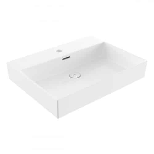 254240003169_0.png Bocchi Dura Keramické umývadlo na dosku 600x420 mm, biela lesklá