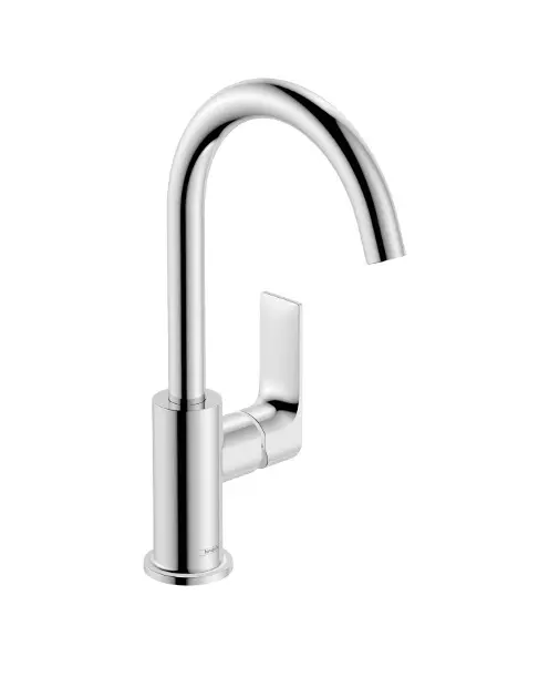 Hansgrohe Rebris E Páková umývadlová batéria 210 s otočným výtokom a odtokovou súpravou, chróm Hansgrohe Rebris E Páková umývadlová batéria 210 s otočným výtokom a odtokovou súpravou, chróm