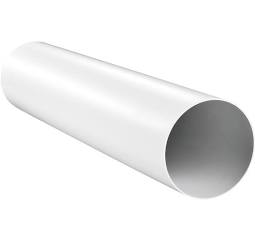 Okrúhly vetrací kanál Ø 125 mm, dĺžka 1000 mm – PVC potrubie pre vzduchotechniku