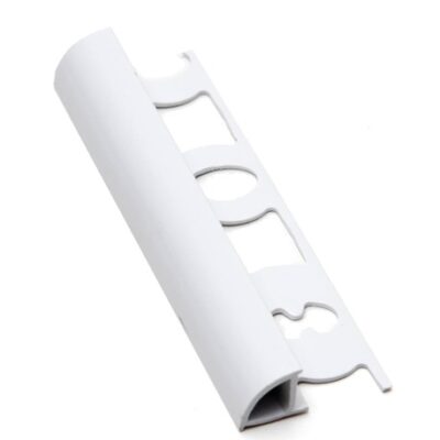 PVC rohový profil obkladový 10 mm / 250 cm biely