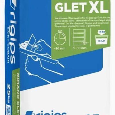 Rigips Rimano Glet XL biela sadrová stierka (0 – 10 mm) 25 kg