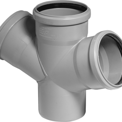 Dvojodbočka PVC odpadová ľavá 75° Plastika 110 mm