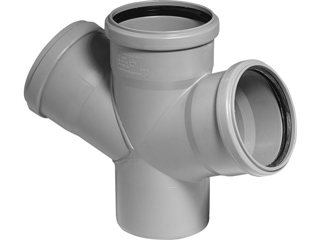 190569_171-htda-dvojita-odbocka.png Dvojodbočka PVC odpadová ľavá 75° Plastika 110 mm