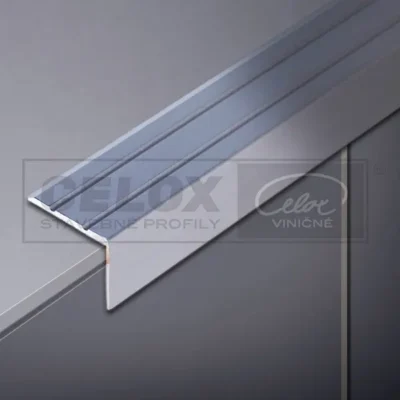 Profil schodiskový hliníkový Celox SL 20 × 25 mm 2,7 m